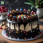 Gems On Top Black Forest Cake