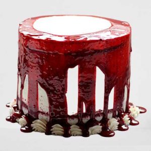 4-layer-dripping-blueberry-cake