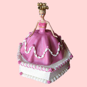 Florid Barbie Cake