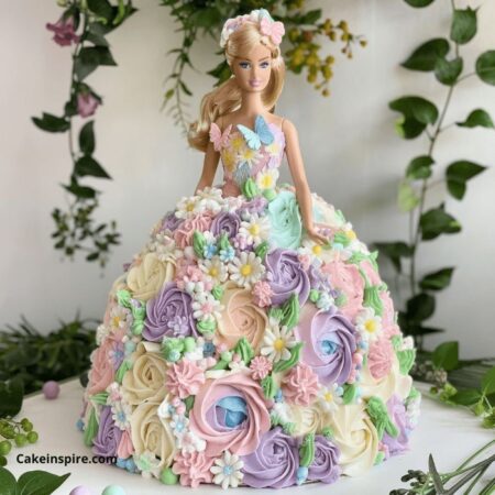 Florid Barbie Cake