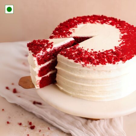 Fresh Cream Red Velvet Cake