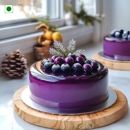 Glaze Blueberry Cake