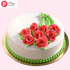 Gracious-Roses-Fondant-Pineapple-Cake