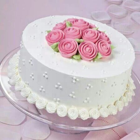 Gracious Roses Fondant Pineapple Cake