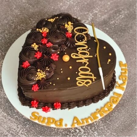 Hearty Truffle Photo Love Cake