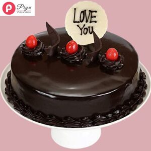 Love You Valentine Chocolate Cake