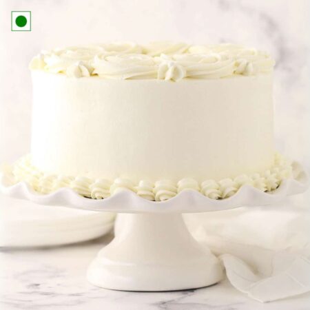 Rosy White Forest Cake