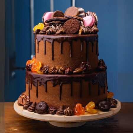 Designer Truffle 2 Tier Cake