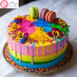 Happy Holi Delicious Cake