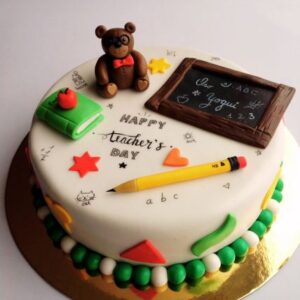 Happy Teachers’ Day Photo Cake