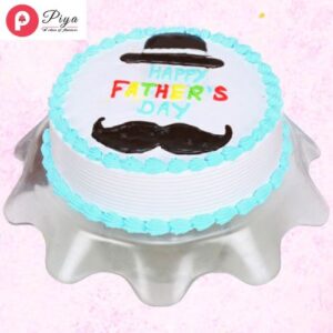 Hat-And-Moustache-Fathers-Day-Cake
