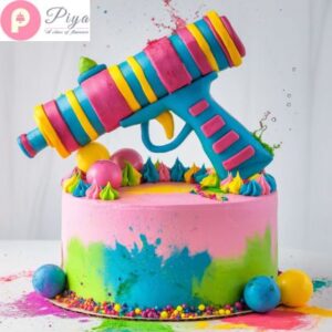 Holi Special Pichkari Cake