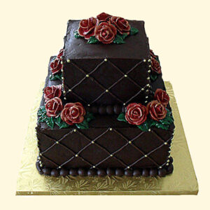 Rose N Truffle 2 Tier Cake