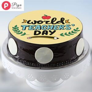 Wonderful Teacher Photo Cake