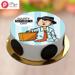 Working-Dad-Pineapple-Photo-Cake