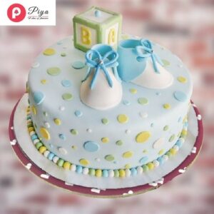 Baby Shoe Cake