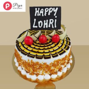 Butterscotch Lohri cake