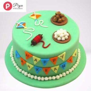 Designer cake for makar sankranti