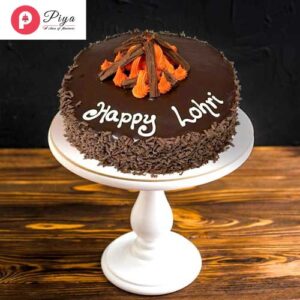 Happy Lohri Chocolate Cake