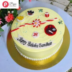 Raksha Bandhan Butterscotch Cake