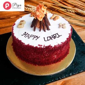 Red velvet lohri cake