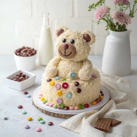Cute Teddy Day Designer Butterscotch Cake