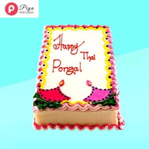 Divine happy thai pongal ribbon cake