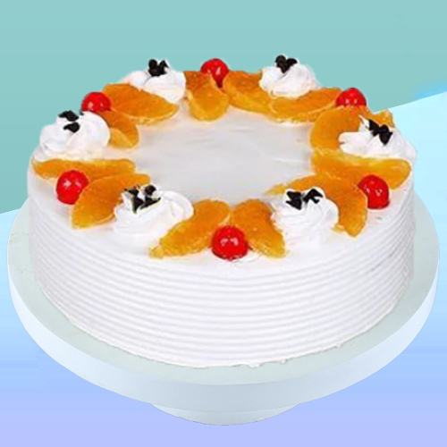 Cake Flavour - Vanilla Type of Cake - Cream Weight - 1 Kg Shape - Round Serves - 10-12 People Size - 9 inches in Diameter Candles & Knife Included