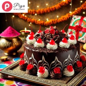 Happy Bhai Dooj Black Forest Cake