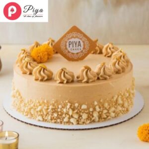 Happy Bhai Dooj Butterscotch Cake