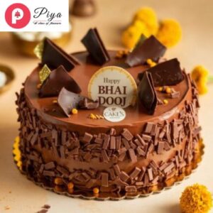 Happy Bhai Dooj Chocolate Cream Cake