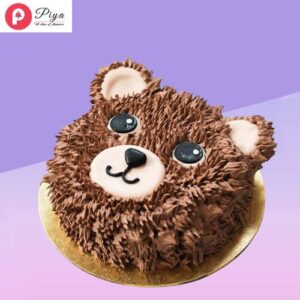 TEDDY BEAR VALENTINE CAKE