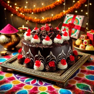 Happy Bhai Dooj Black Forest Cake