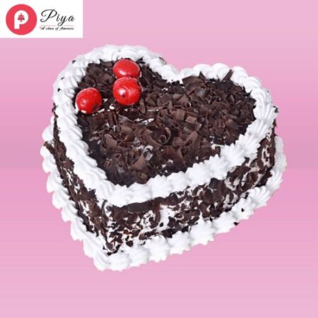 Black-Forest-Heart-Shaped-cake