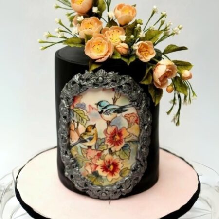 Chocolate Hand Painting cake