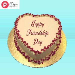 Friendship-day-Heart-Shape-Butter-Scotch-Cake