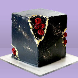 Marble Effect Chocolate Cake