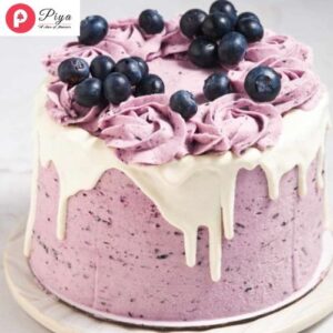 Blueberry Delight Drip Cake