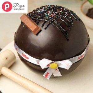 Choco Ball Pinata Cake