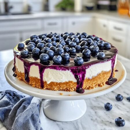 Classic Blueberry Cheesecake