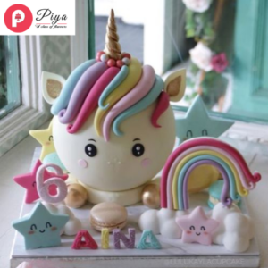 Unicorn Pinata Cake