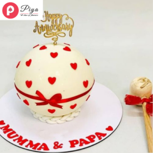 White Chocolate Pinata Cake