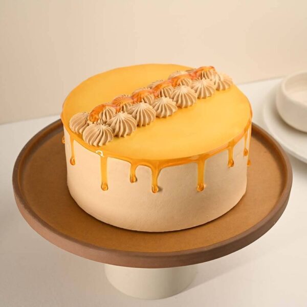 Drizzling Butterscotch Drip Cake