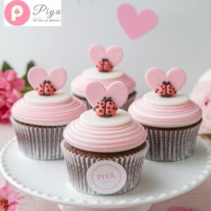 Love Bug Valentine’s Cupcakes