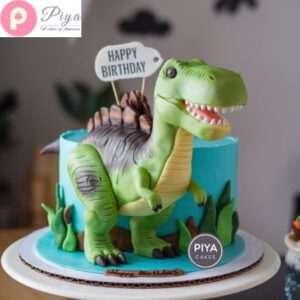 Dinosaur Birthday Cake