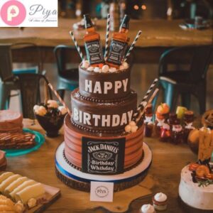 Special Jack Daniels Bottle Cake