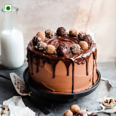 Milk Chocolate Truffle Cake