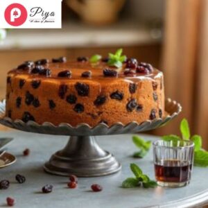 rum and raisin cake