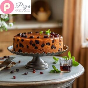 rum and raisin cake