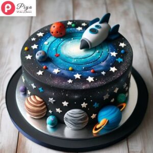 Rocket Birthday Cake